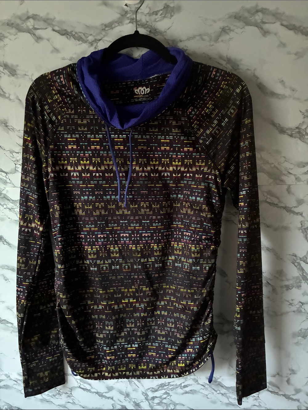 Maurices M Black Multicolor Patterned Tunic